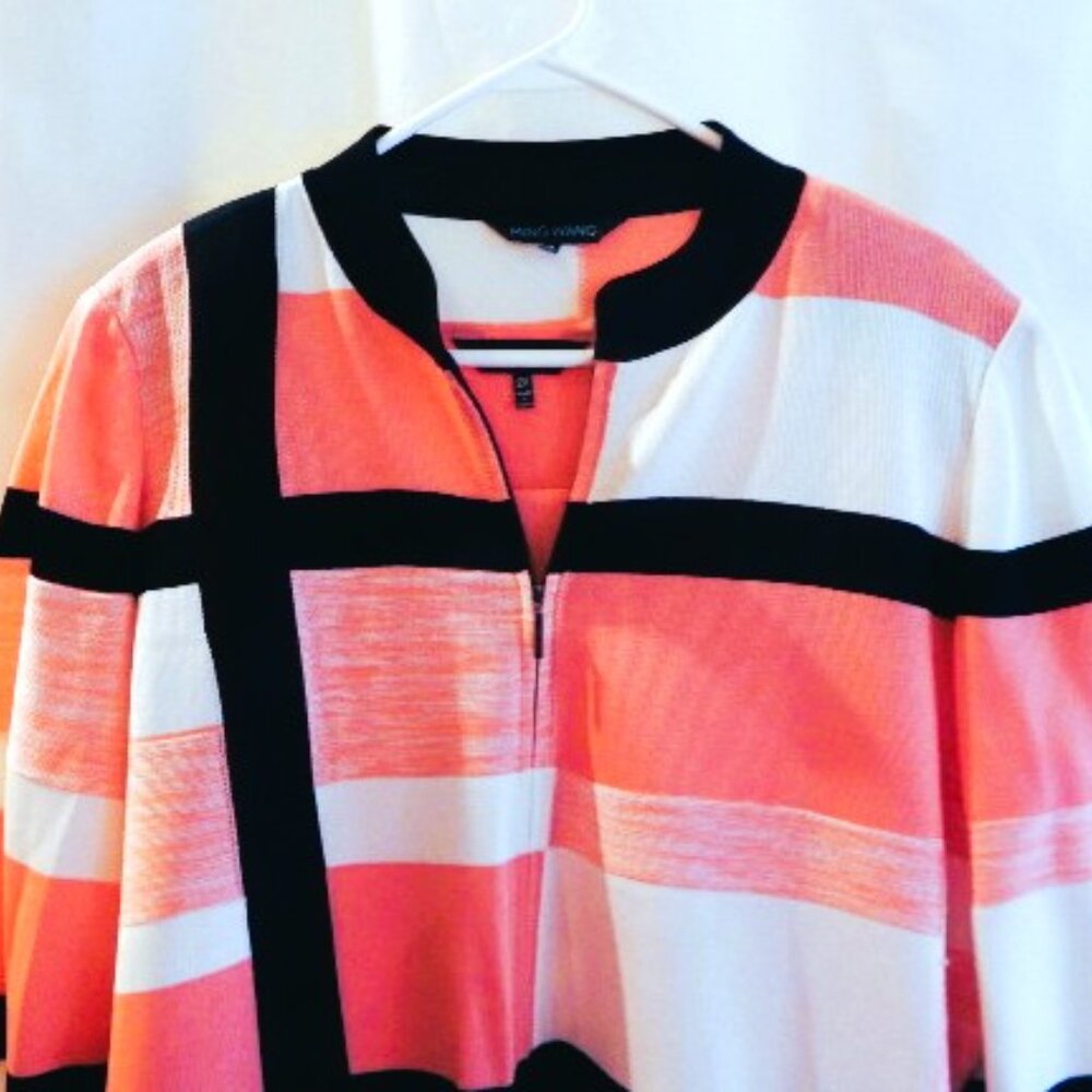 Ming Wang Multicolor Knit Jacket / Shell Set in 2… - image 2